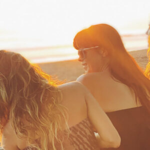 Enjoying a sunset at Womens Wellness Retreat