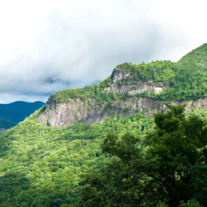 Trail to summit of Whiteside Mountain North Carolina