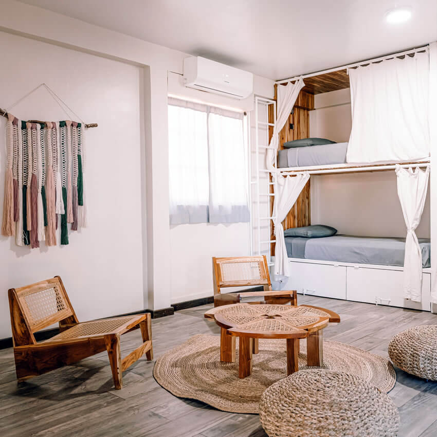 Shared suite with bunkbeds at women's retreat