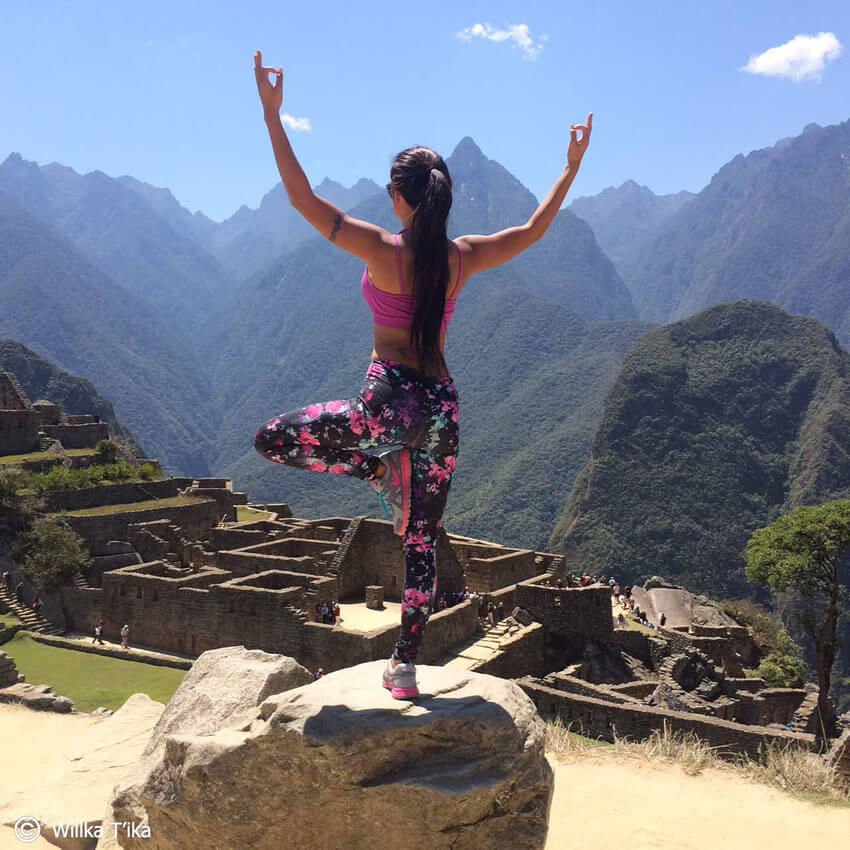Yoga at Machu Picchu for womens retreat